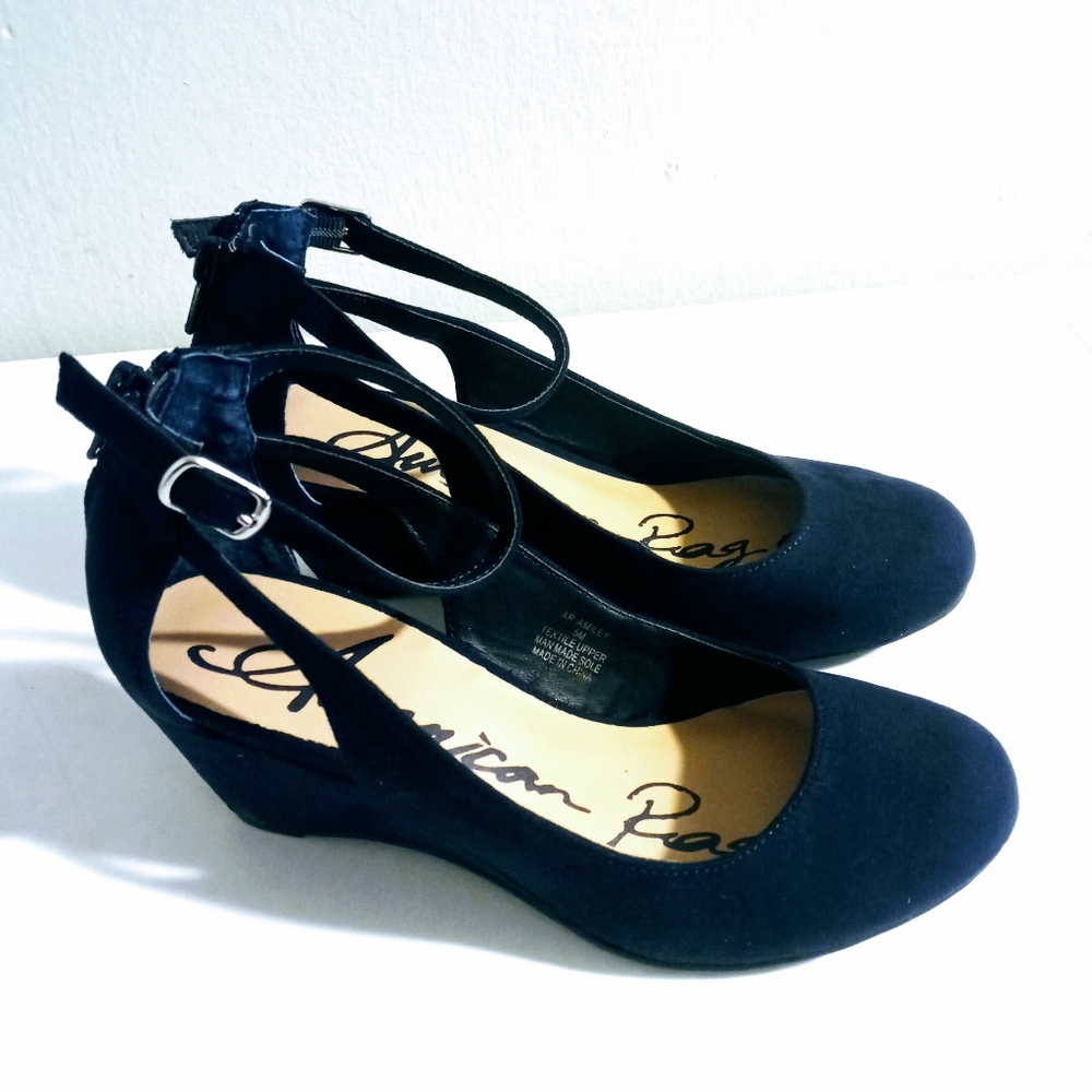 American Rag AmileyR Navy Work Wedge Platform 5.5